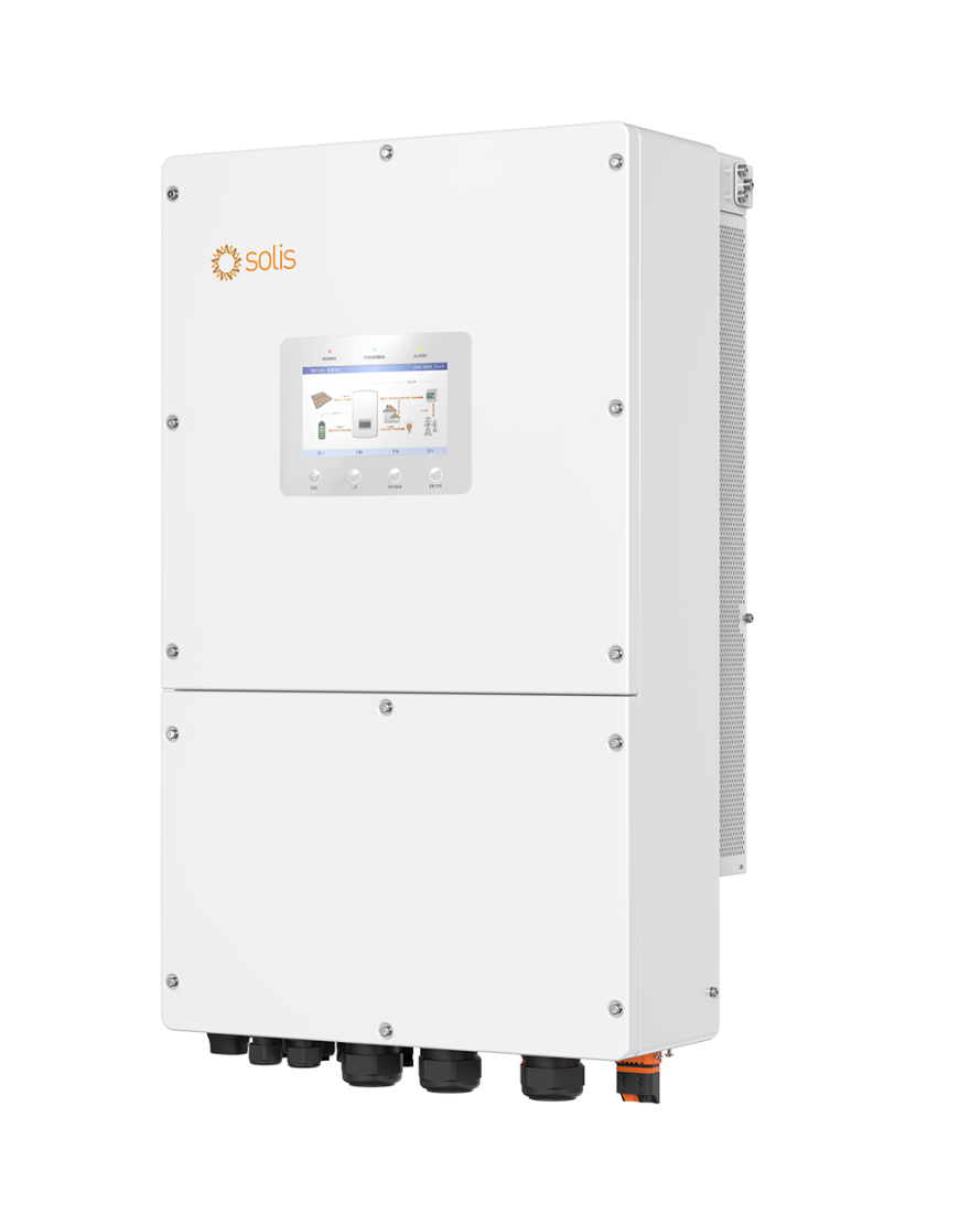 Solis 50KW Three Phase High Voltage Hybrid Inverter 1000V PV 100KW 4 MPPT