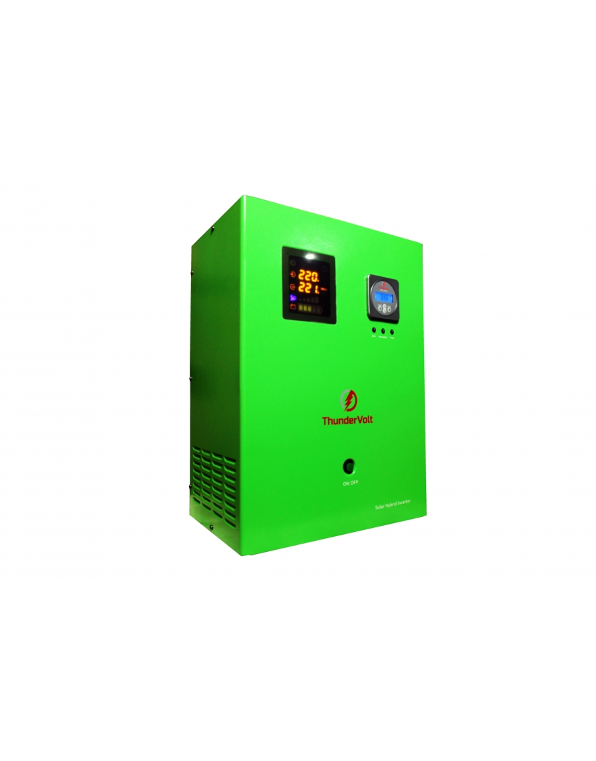 ThunderVolt 1.5Kva 24V Hybrid Solar Inverter - 50A 100V MPPT Controller